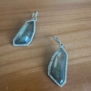 Chloe + Isabel Silver Gray Labradorite Earrings